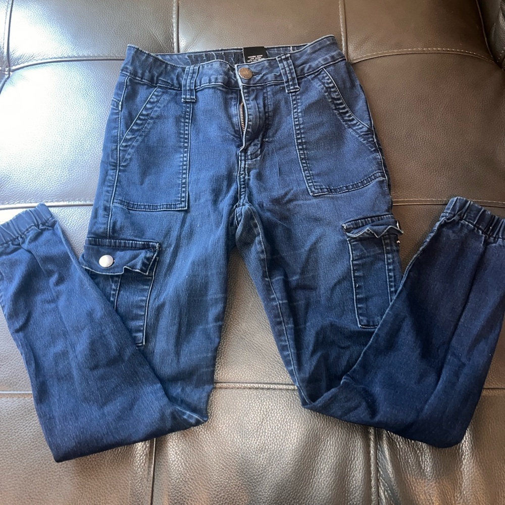 Stylish Blue Cargo Pants